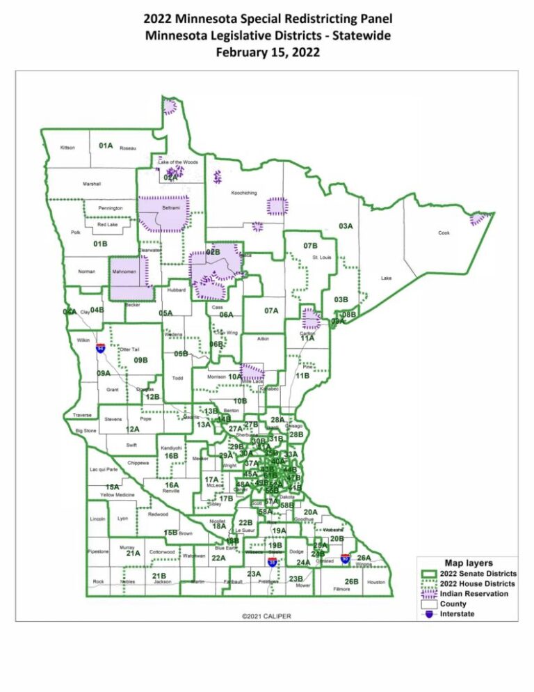 Minnesota courts release new political district maps - WIZM 92.3FM 1410AM