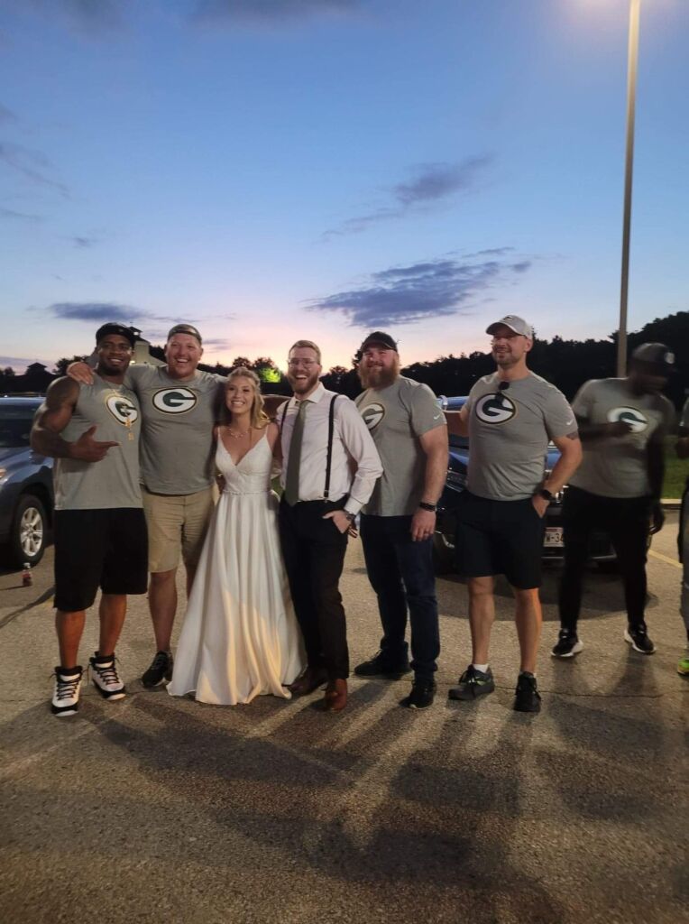 Green Bay Packers Road Trip Bus crashes La Crosse Wedding - we chat with  the couple about the excitement - WIZM 92.3FM 1410AM