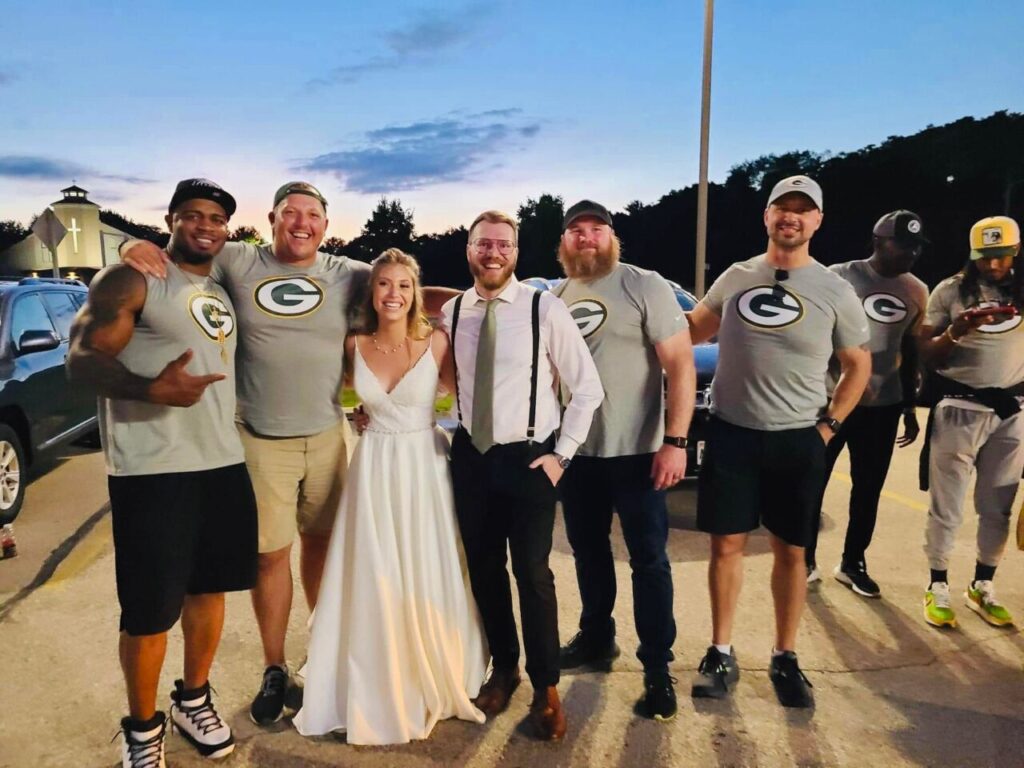 Green Bay Packers Road Trip Bus crashes La Crosse Wedding - we chat with  the couple about the excitement - WIZM 92.3FM 1410AM