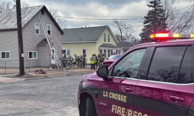 La Crosse Fire Department at a house fire.