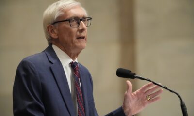 Governor Tony Evers giving his State of the State address