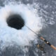 Ice fishing hole