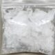 A bag of methamphetamine